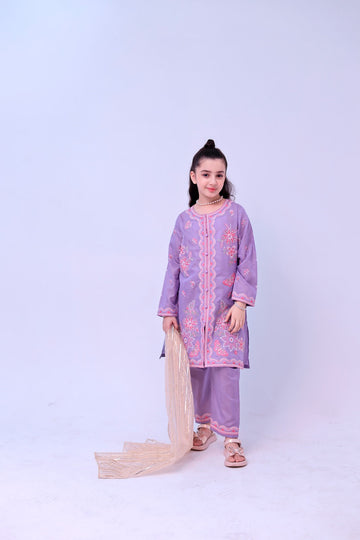 Elegant Pret Lawn Suit | 3 pc