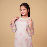 Blush Meadow – Embroidered Winter Khaddar