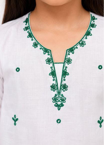 Azadi Embroidered Cotton Suit