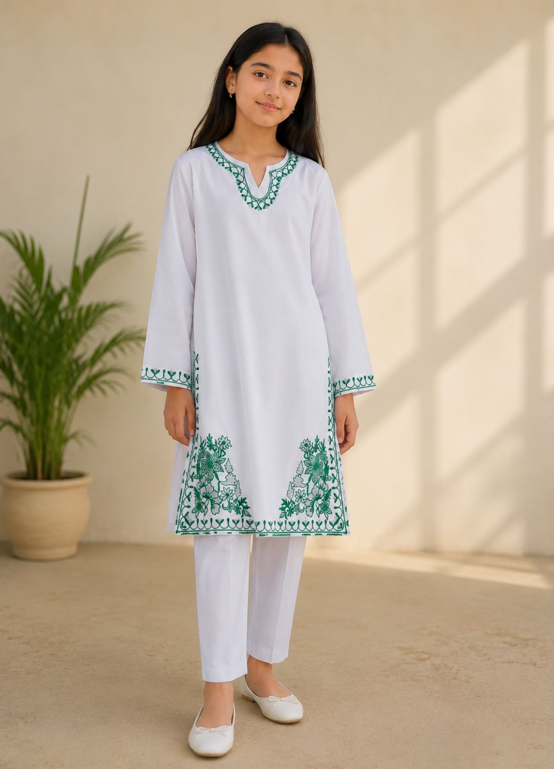 Azadi Floral Cotton Suit