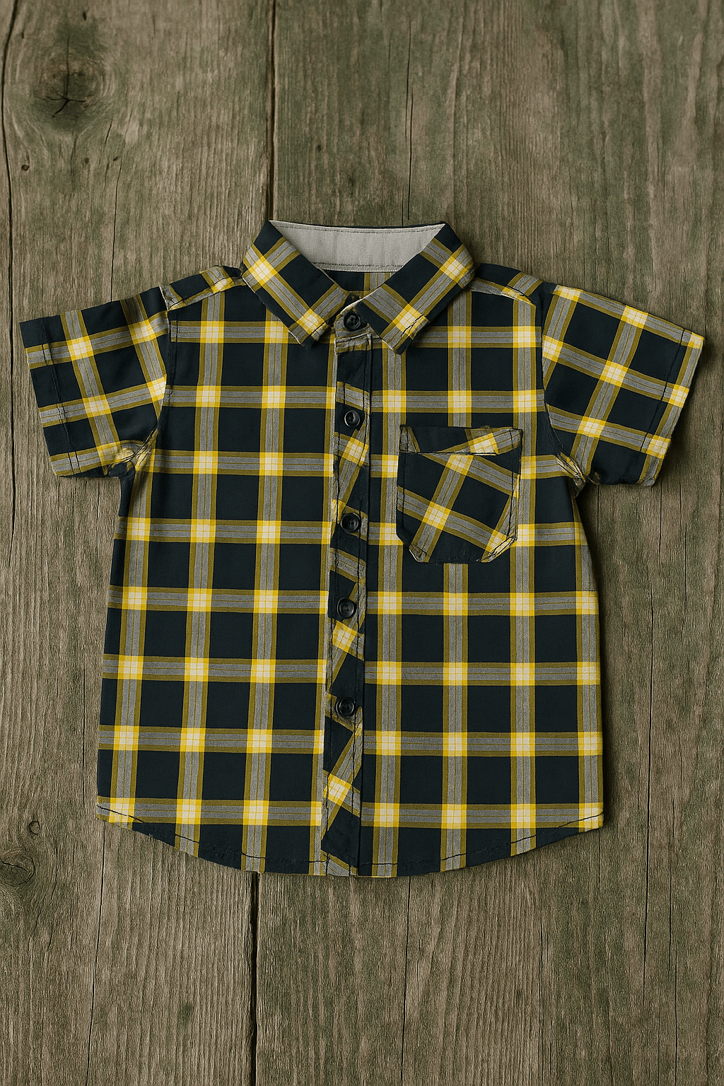 𝗕𝗹𝗮𝗰𝗸, 𝗬𝗲𝗹𝗹𝗼𝘄 𝗮𝗻𝗱 𝗚𝗿𝗲𝘆 𝗣𝗹𝗮𝗶𝗱 𝗦𝗵𝗶𝗿𝘁