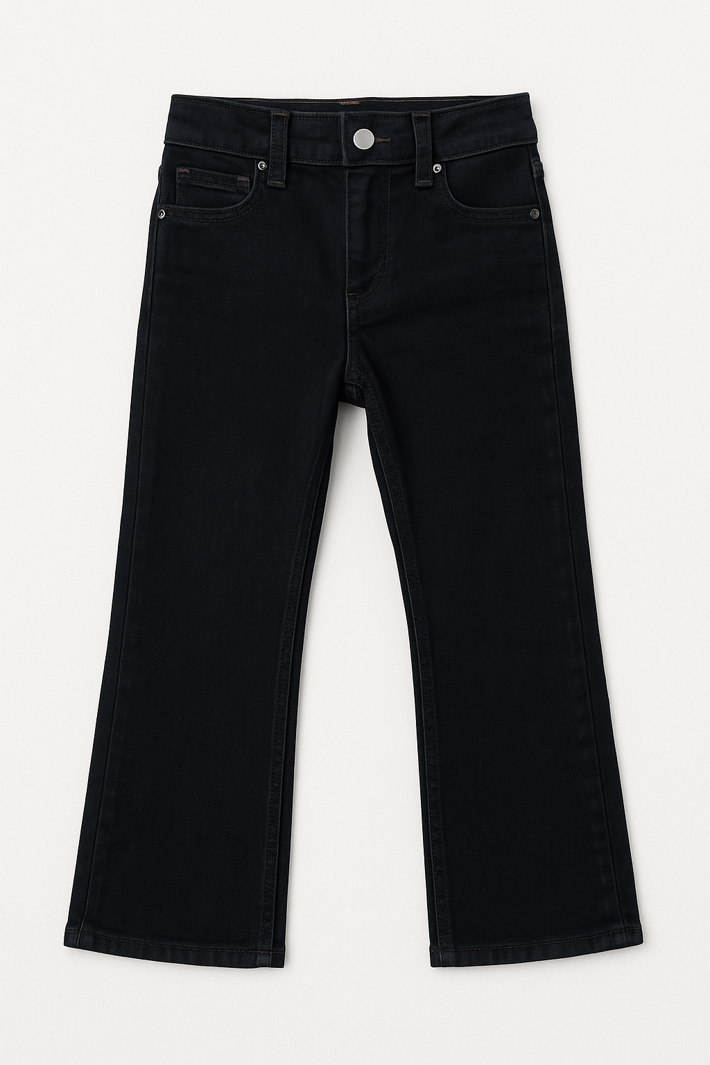 Solid Black Smog Jeans for Boys