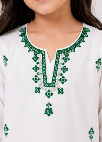 Azadi Blossom Cotton Suit
