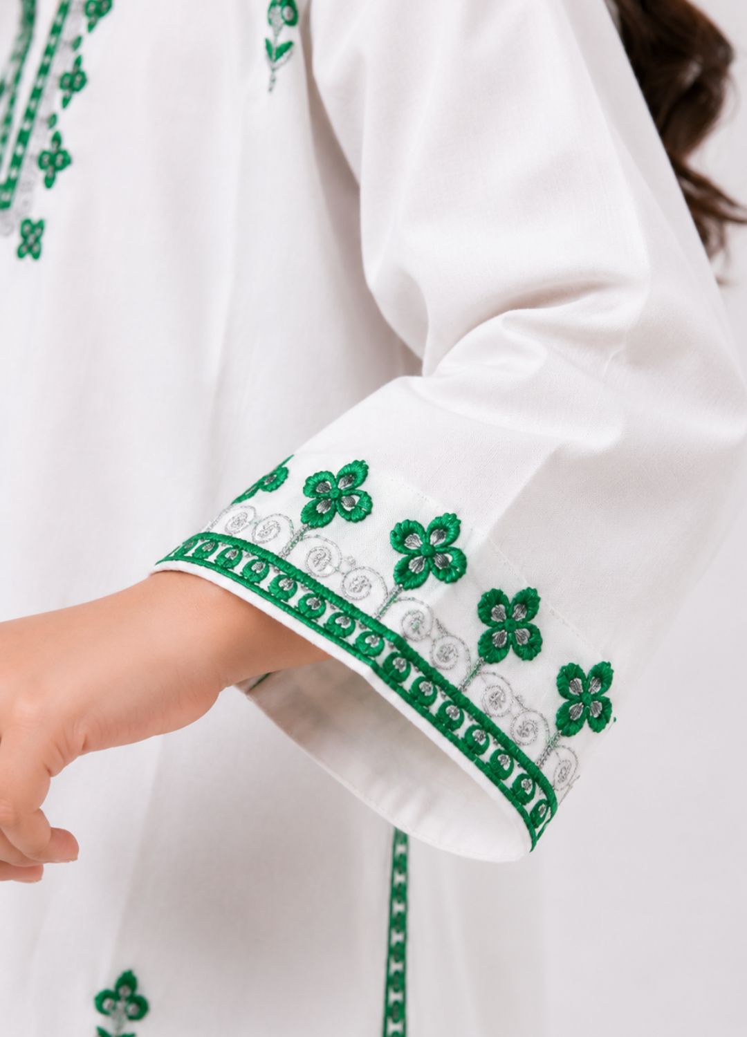 Azadi Blossom Cotton Suit