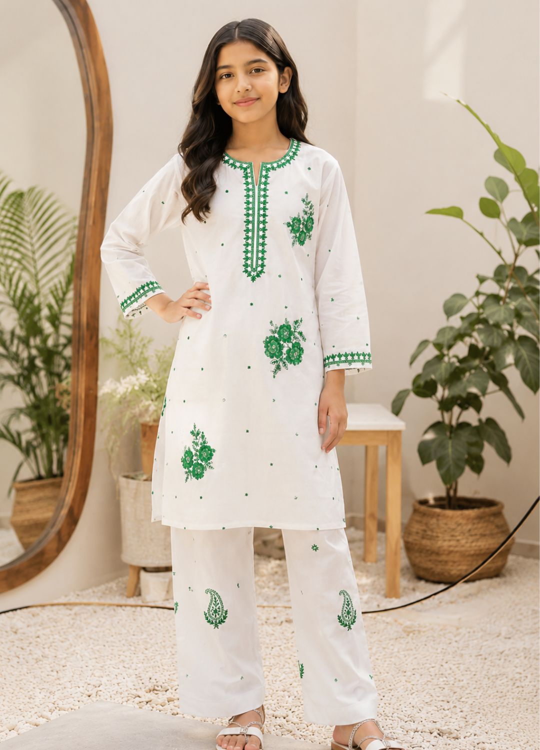 Azadi Floral Cotton Suit