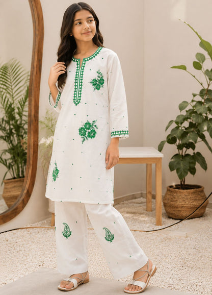 Azadi Floral Cotton Suit