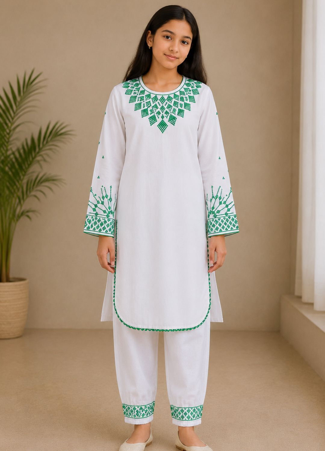 Azadi Heritage Cotton Suit