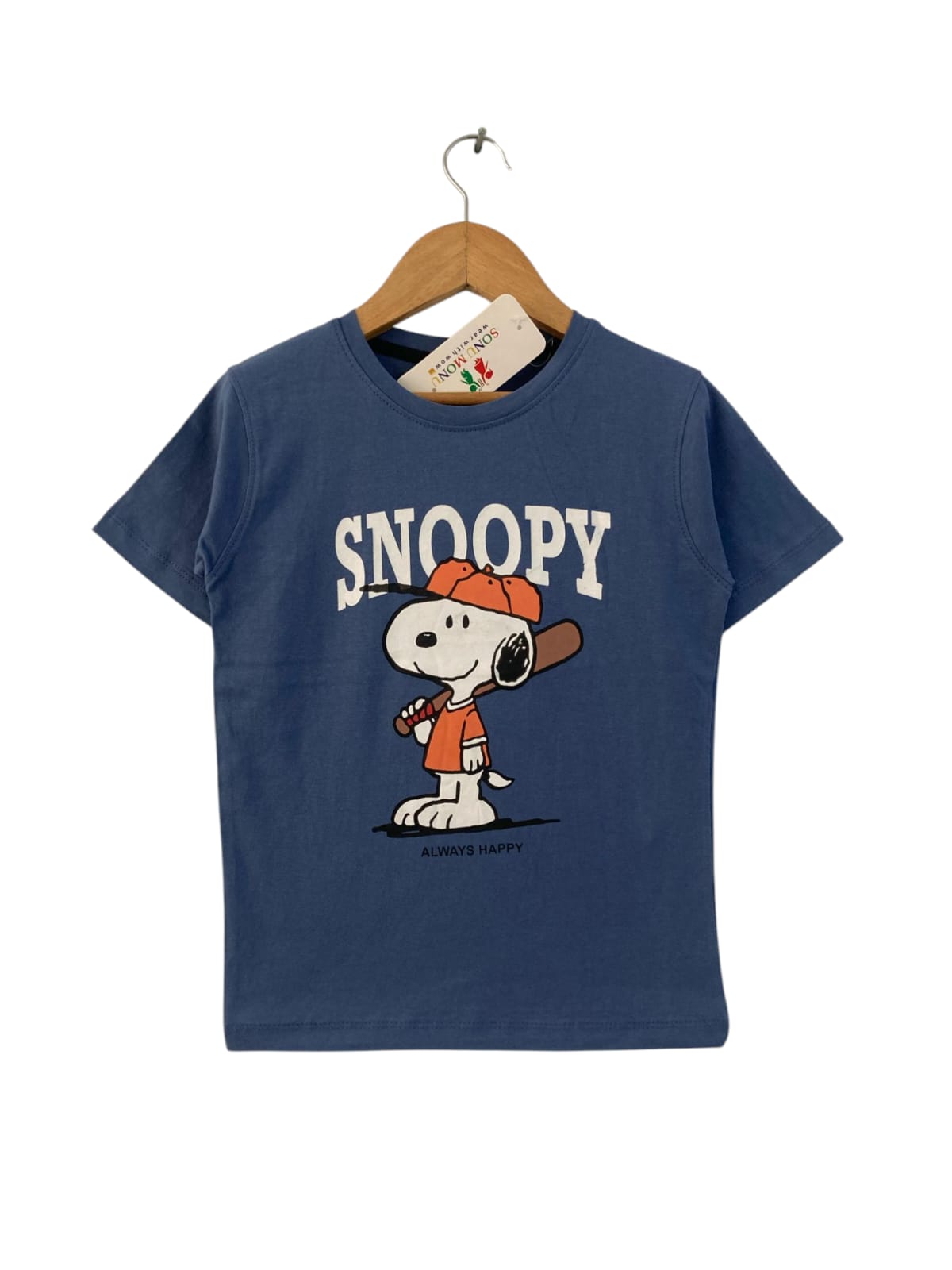 Kids' Snoopy Baseball Graphic T-Shirt