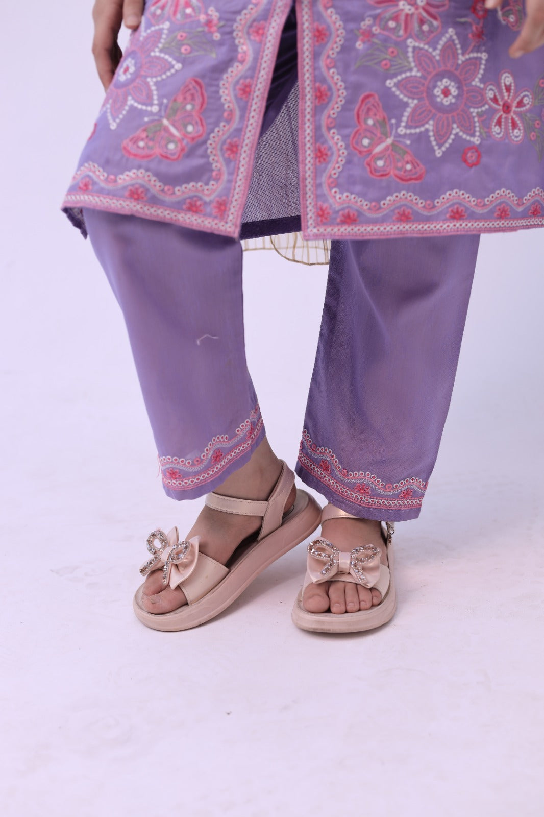 Amethyst – 3 PC summer Cotton Suit