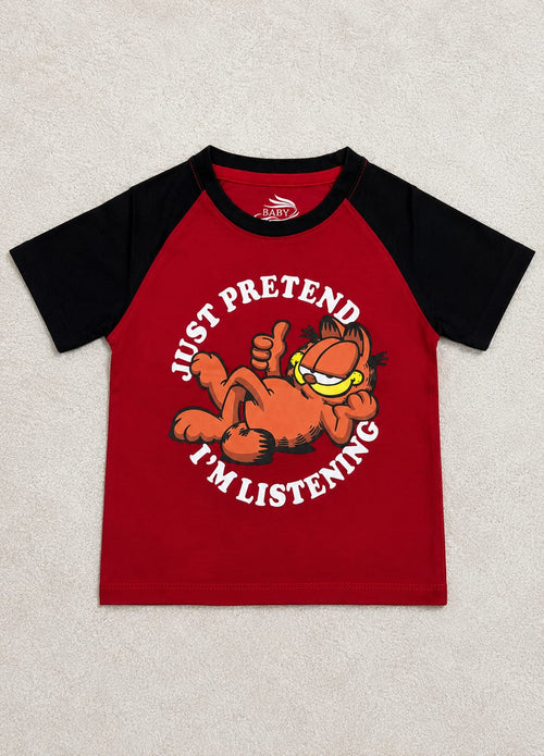 Boys Garfield Graphic Raglan T-Shirt