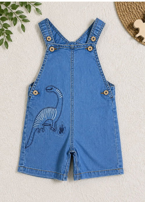 Mini Minor Dino Denim Dungaree